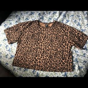 Cheetah Print Crop Top